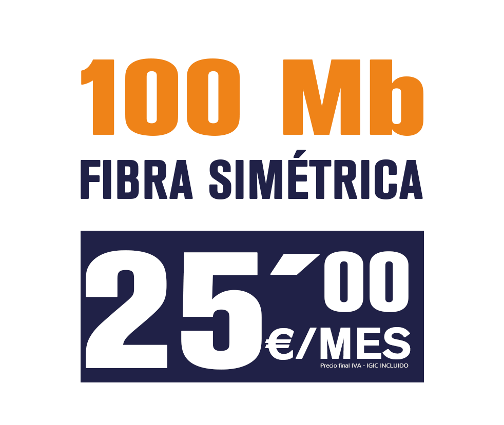 Fibra 100 MB